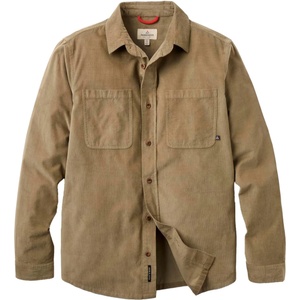 Passenger Мъжка риза с копчета Passenger Backcountry Cord Light Shirt 2.0 Shirt - Dusty Olive - размер XXL (033-3317-0315)