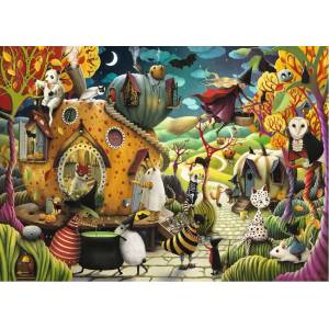 Ravensburger - Puzzle Happy Halloween 1000 - 1 000 piese