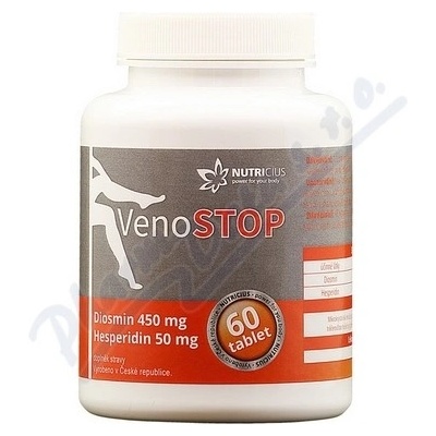 VenoSTOP Diosmin 450 mg Hesperidin 50 mg 60 tabliet