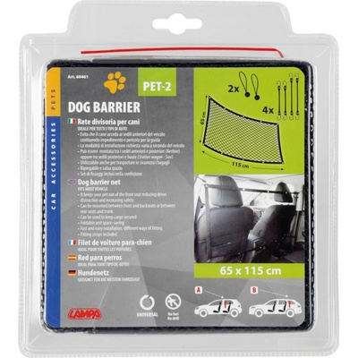Lampa 60461 Dog Barrier Pet-2 Ochranná síť pro psa 115 x 65 cm