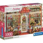 Clementoni Пъзел Clementoni от 1000 части - Коледен магазин (39997)