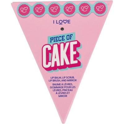 I LOVE Piece of Cake подаръчен комплект за устни