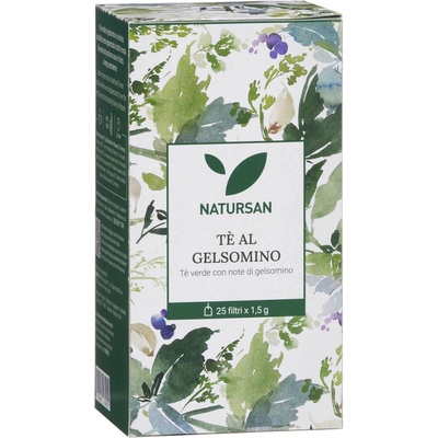 Natursan Gelsomino s jasmínom čaj zelený 25 x 1,5 g