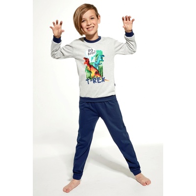 Cornette Kids Boy T Rex Chlapecké pyžamo melanž