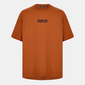 Barbour International Тениска Barbour International Mens Collins T-Shirt - Drk Ginger OR94