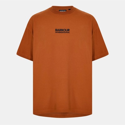 Barbour International Тениска Barbour International Mens Collins T-Shirt - Drk Ginger OR94