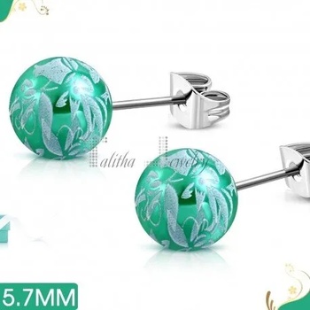 Image 1 of Talitha Обеци „Зелени топчета