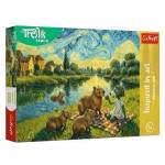 Trefl Puzzle 100 Feeding capybaras