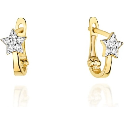 Blink Blink diamantové náušnice hviezdičky 0.10 ct 3346ZDB