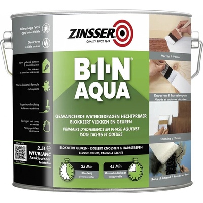 Zinsser BIN Aqua 2,5 l bílá