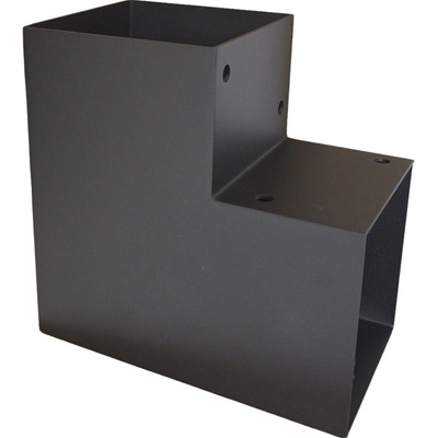 Domax Trámová spojka L 100, Čierna 102x206x204x2,0