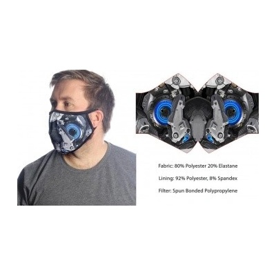 Wild Bangarang rouška blue Mecha