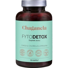 Chaganela FytoDETOX Chaga + Chlorella + Spirulina 90 kapslí