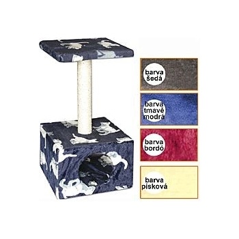 Tommi Carmen škrabadlo pre mačky šedej 30 x 30 x 57 cm