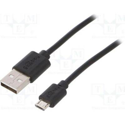 Goobay 38660 USB 2.0 USB A vidlice USB B micro vidlice 2m černý