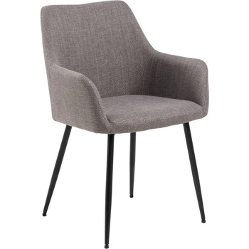 Actona Светлосиви тапицирани трапезни столове в комплект с подлакътници 2 бр. Lizzy - Actona (0000104824)