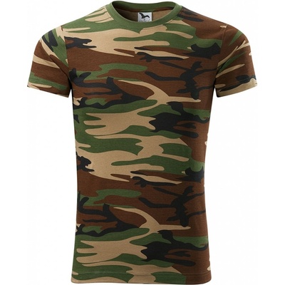 MALFINI Malfini camouflage 144 / Камуфлажна унисекс тениска - камуфлажно кафява xxxl (1443318)