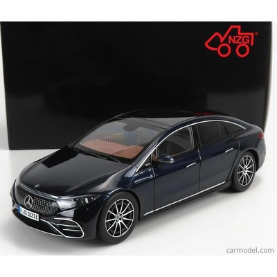 Nzg Mercedes benz Eqs Amg Line v297 2022 Nautik Blue 1:18