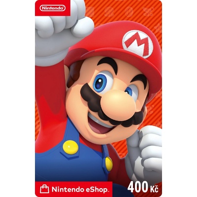 Nintendo dárkový poukaz 400Kč