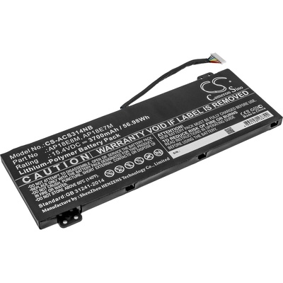 Cameron Sino ACER ASPIRE NITRO 5 AN517-51-57NL, Nitro 7 AN715-51-58X1, Predator Helios 300, AP18E7M, LiPo, 15, 4V, 3700mAh, CAMERON SINO (CS-ACS314NB)