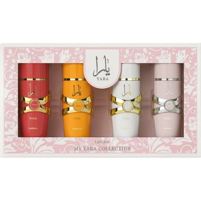 Lattafa Yara EDP 25 ml + Lattafa Yara Candy EDP 25 ml + Lattafa Yara Tous EDP 25 ml + Lattafa Yara Moi EDP 25 ml
