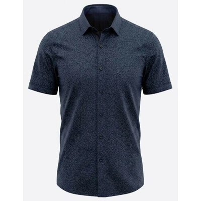 Ego Man pánská košile krátký rukáv regular fit EKR-232-1 tmavě modrá