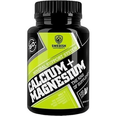 Swedish Supplements Calcium+Magnesium 120 kapsúl