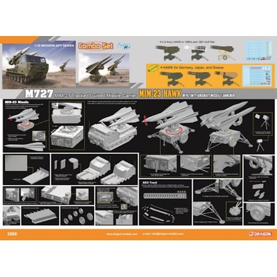Dragon M727 Missile Carrier & MIM-23 Hawk M192 Missile Launcher 1:35