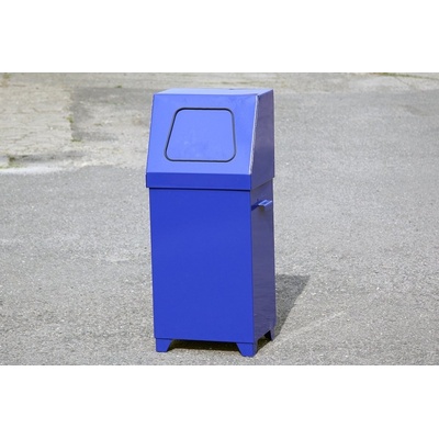 Enprag Venkovní odpadkový koš s klapkou 1023 modrá