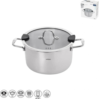 Orion Kastrol VENICE s poklicí 4,3 l 22 cm nerezová ocel, 8592381257125