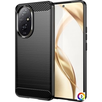 Huawei Honor 200 5G Удароустойчив Carbon Fiber Калъф и Протектор