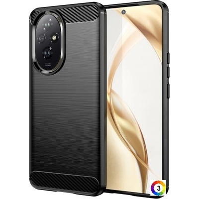 Huawei Honor 200 5G Удароустойчив Carbon Fiber Калъф и Протектор