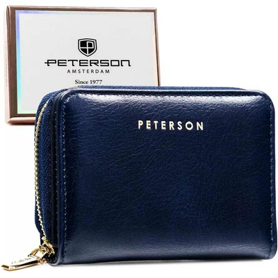Peterson Dámská peněženka PTN 010-HF tmavě modrá v krabičce RFID