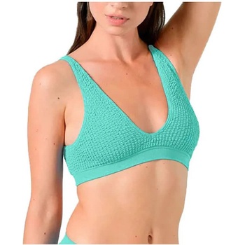 BMYMOON Top Marea bikini top - Green (Sea Blue)