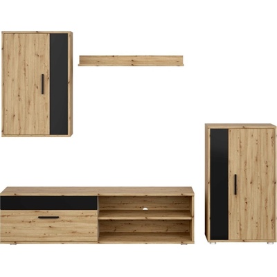 Halmar Benson dub artisan / černá – Zboží Mobilmania