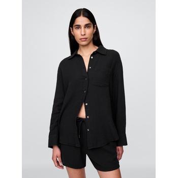 GAP Муселинова риза с големи размери GAP GAP | Cheren | ЖЕНИ | XXS