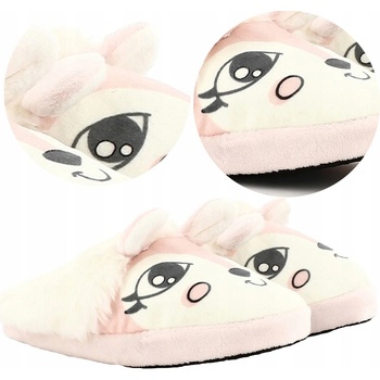 Dievčenské protišmykové papuče s ušami roztomilé