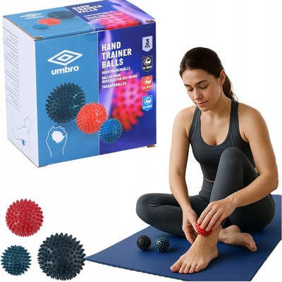 Umbro Sada 3 fitness masážnych loptičiek