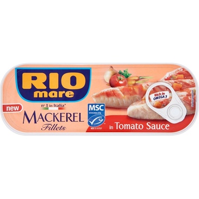 Rio Mare Filety z makrely v paradajkovej omáčke so zeleninou 169 g