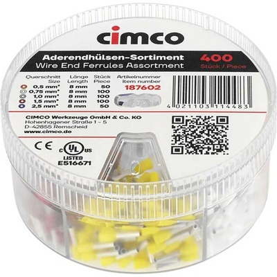 Cimco 187602 sada dutiniek čiastočne izolované bezfarebná 1 sada #####Dose