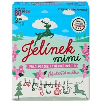 Jelen Jelínek mimi Prací prášek Mateřídouška 3 kg 60 PD