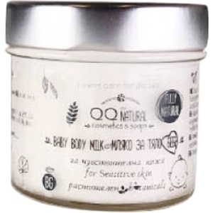 QQ Natural Натурално бебешко мляко за тяло, 130 ml