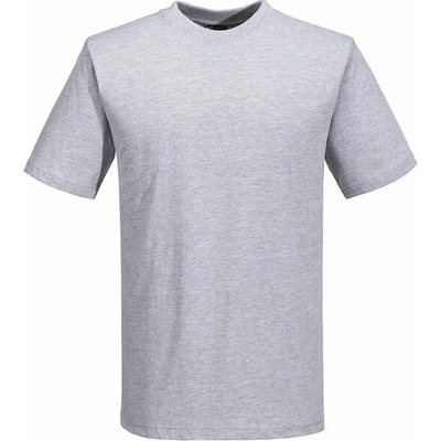 Portwest B195 Tričko s krátkym rukávom Turin Premium, Veľkosť L, Farba Heather Grey