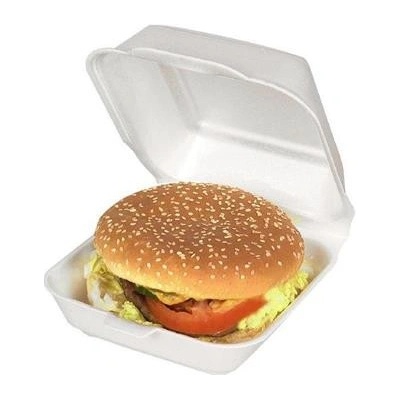 COpack - Menu box na hamburger velký, bílý 155 x 155 x 80 mm (125 ks)