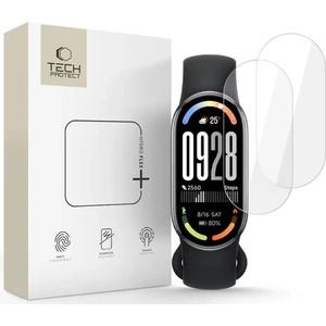 Tech-Protect ХИДРОГЕЛ МЕМБРАНА hydro flex+ 2-ЧАСТИ xiaomi smart band 8 / 9 / 10 / nfc ПРОЗРАЧНА (5906302331024)