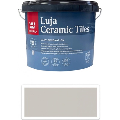 TIKKURILA Luja Ceramic Tiles 2,7 l Hedvábna šedá