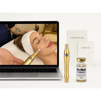 Dr.Nek Dermapen s online kurzem Mezoterapie, skripty, certifikátem + Dr.Nek DNA sérum s PDRN (DNA lososa) - pro mezoterapii - tištěná verze