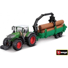 Bburago Farm Traktor Fendt 1050 Vario + Tree Forwarder 1:50