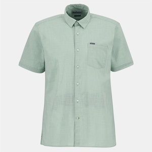 Barbour Риза с къс ръкав Barbour Men's Pigment Short Sleeve Shirt - Seagrass