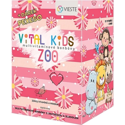 VIESTE Vital kids zoo + pexeso 12 x 12 pastilek